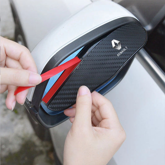 Car Rearview Mirror Eyebrow Rainproof Cover Accessories for Renault Megane 2 3 4 Twingo Clio Talisman Captur Trafic Kwid Fluence