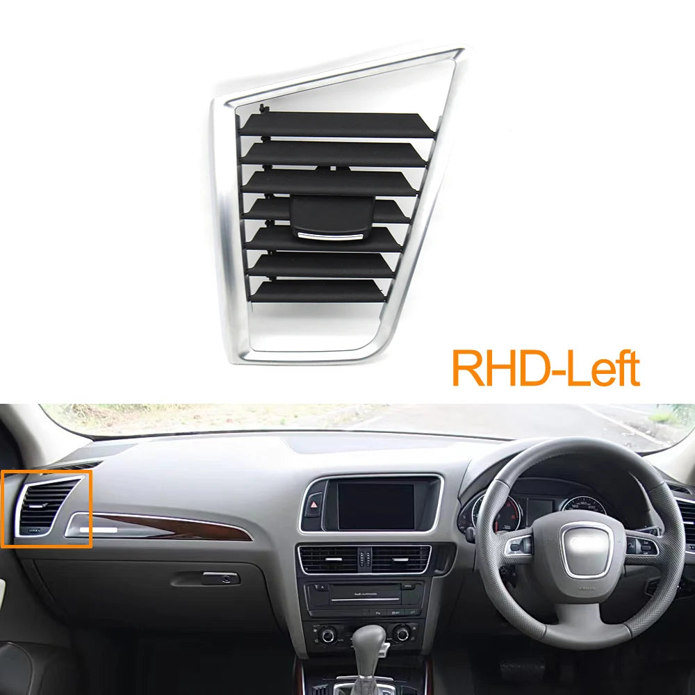 RHD Interior Car Dashboard Central Left Right Air Conditioning Outlet AC Vent Grille Cover Replacement For Audi Q5 2009-2017