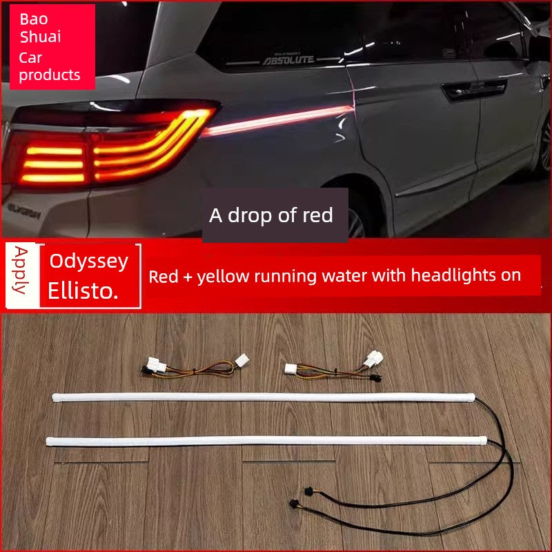 15-24 Honda Odyssey Track Ambience Light 64 Color Elysion Restoration Accessories Car Door Slide Waterfall Light