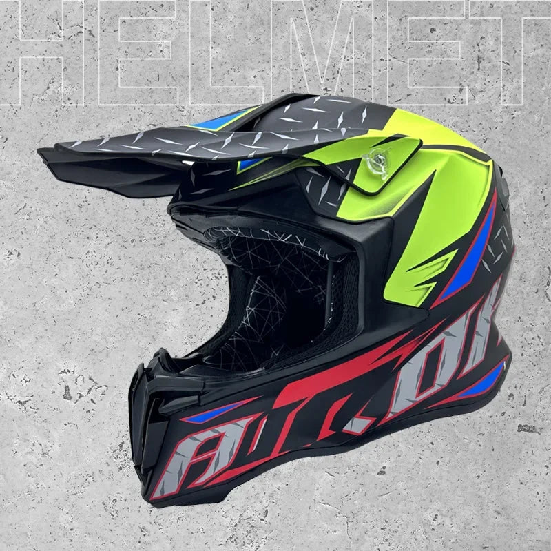 Motorcycle Helmet Full Face Racing Motocross Off-Road Casque Motorbike