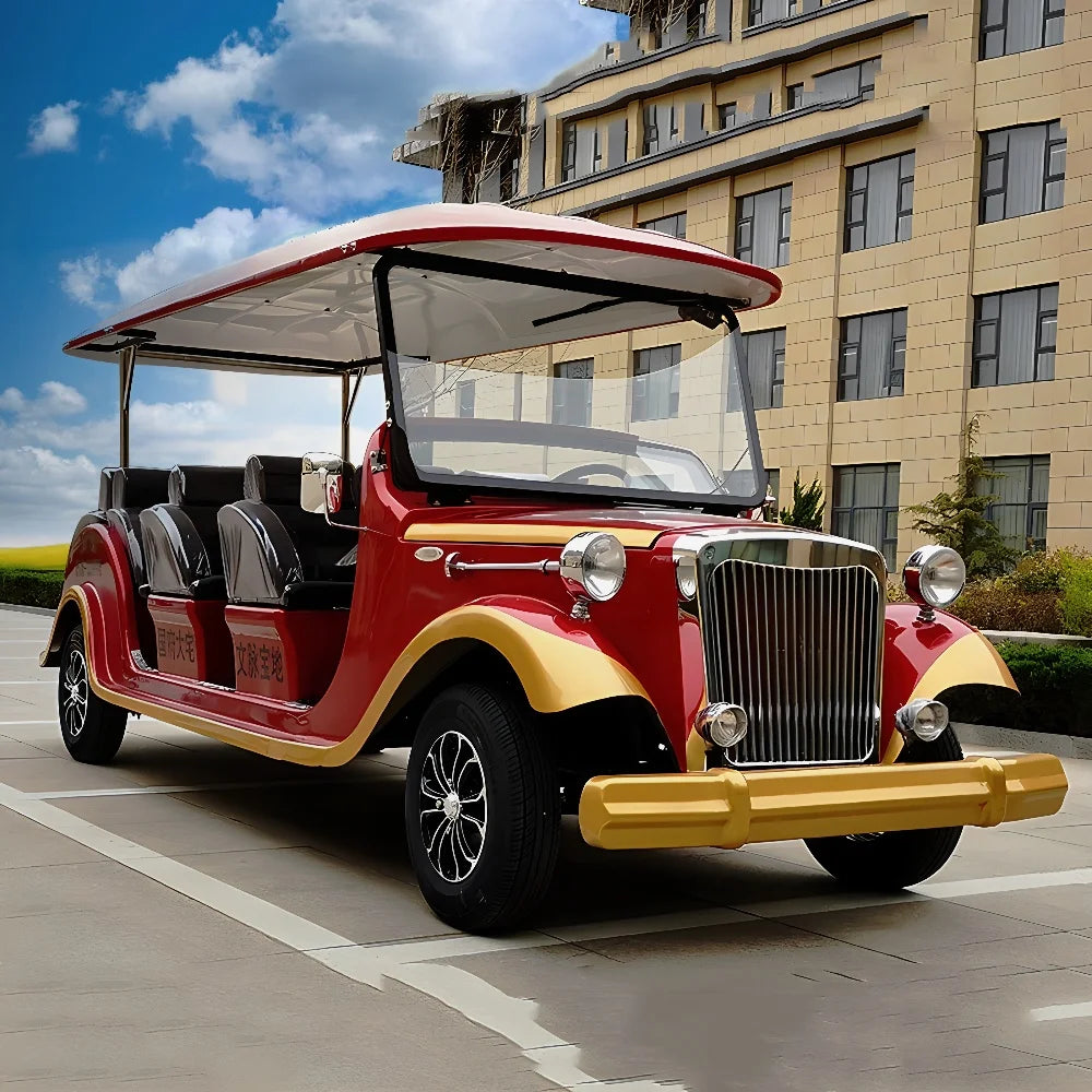 New hot selling new energy electric classic car, electric retro vintage car scenic spot garden sightseeing car ATV for reception