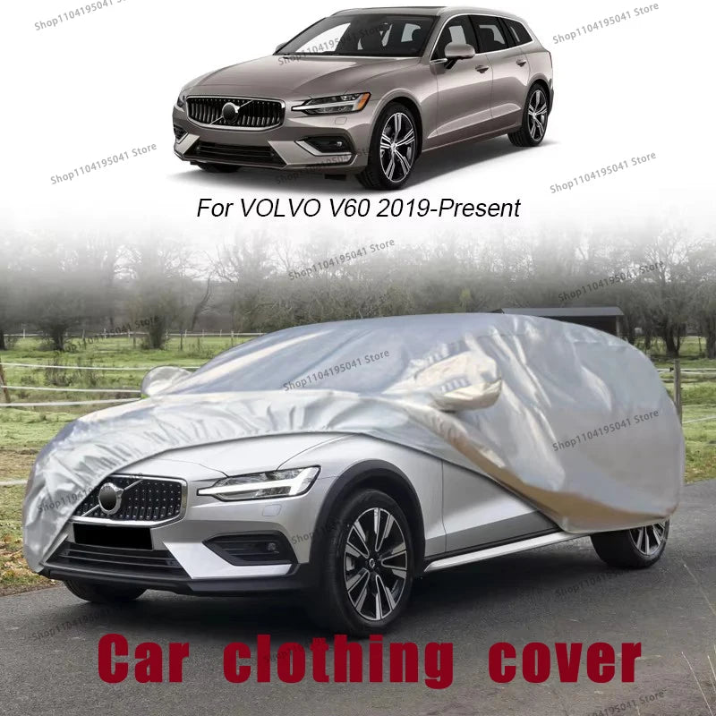 Car Cover For VOLVO V90,S60,S90,V40,V60 Auto Dustproof Anti-Rain Snow WaterproofCar cover Oxford clothing