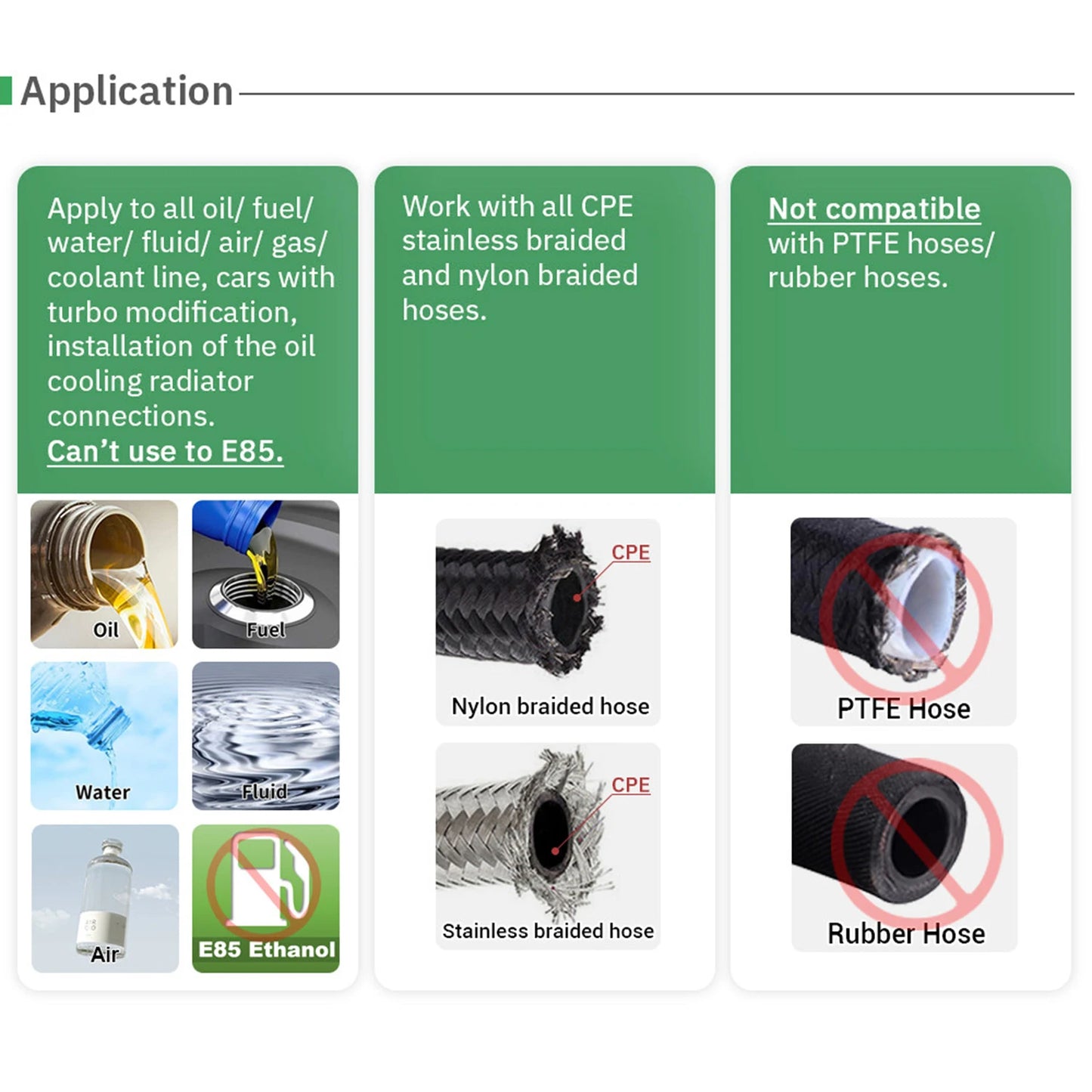 AN4 AN6 AN8 AN10 Car Oil Cooler Kit Aluminum Universal For 0° 45° 90° 180° Braided Oil Fuel Gas Hose Swivel Hose Fitting Adapter