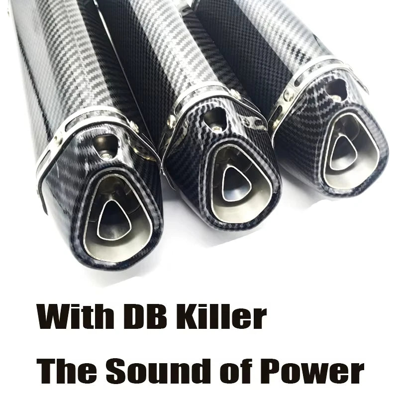 500MM Exhaust Motorcycl Escape For Moto TubFor kawasaki NINIA 650 tmax 500 tmax 530 for SUZUKI gw250 ATV Dirt Pit Bike