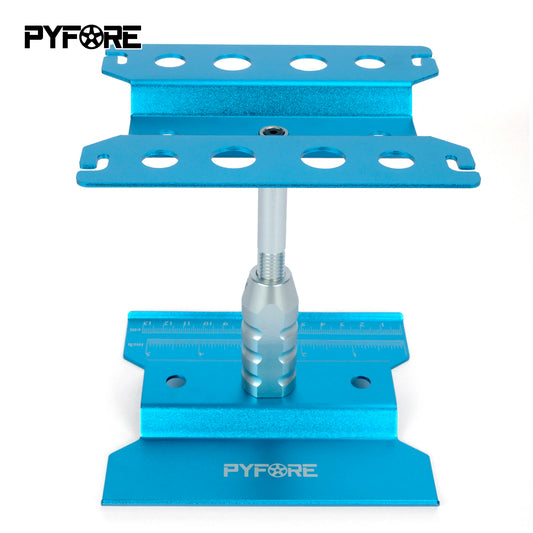 RC Cars Tool Heightening Work Stand Assembly Platform 360 Degree Rotate Repair Station 1/10 1/8 Buggy Crawler Car