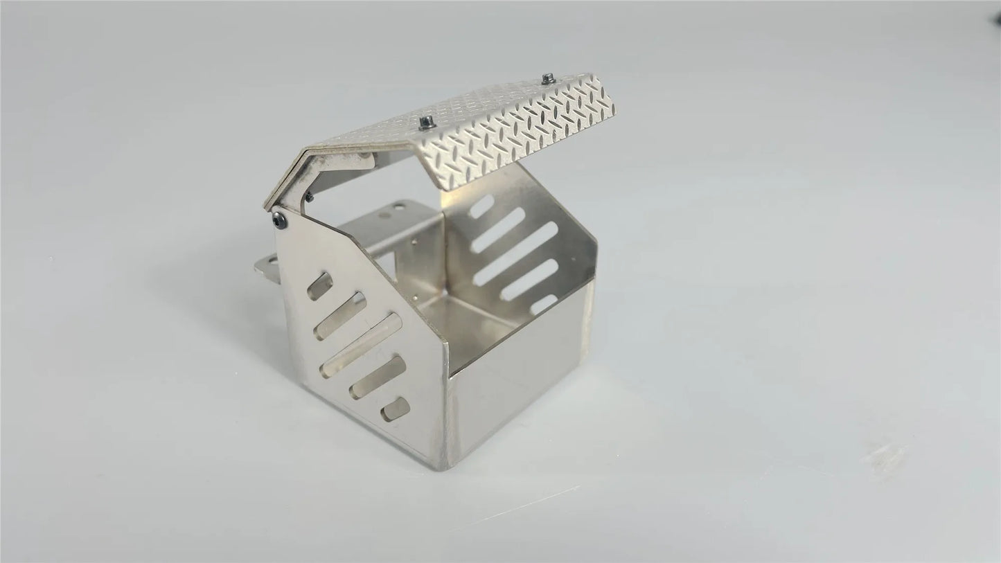 1/14 Drag Head Mud Head Simulation Metal Wiring Toolbox DIY Beam Decoration For Tamiya Lesu For Scania Man Parts