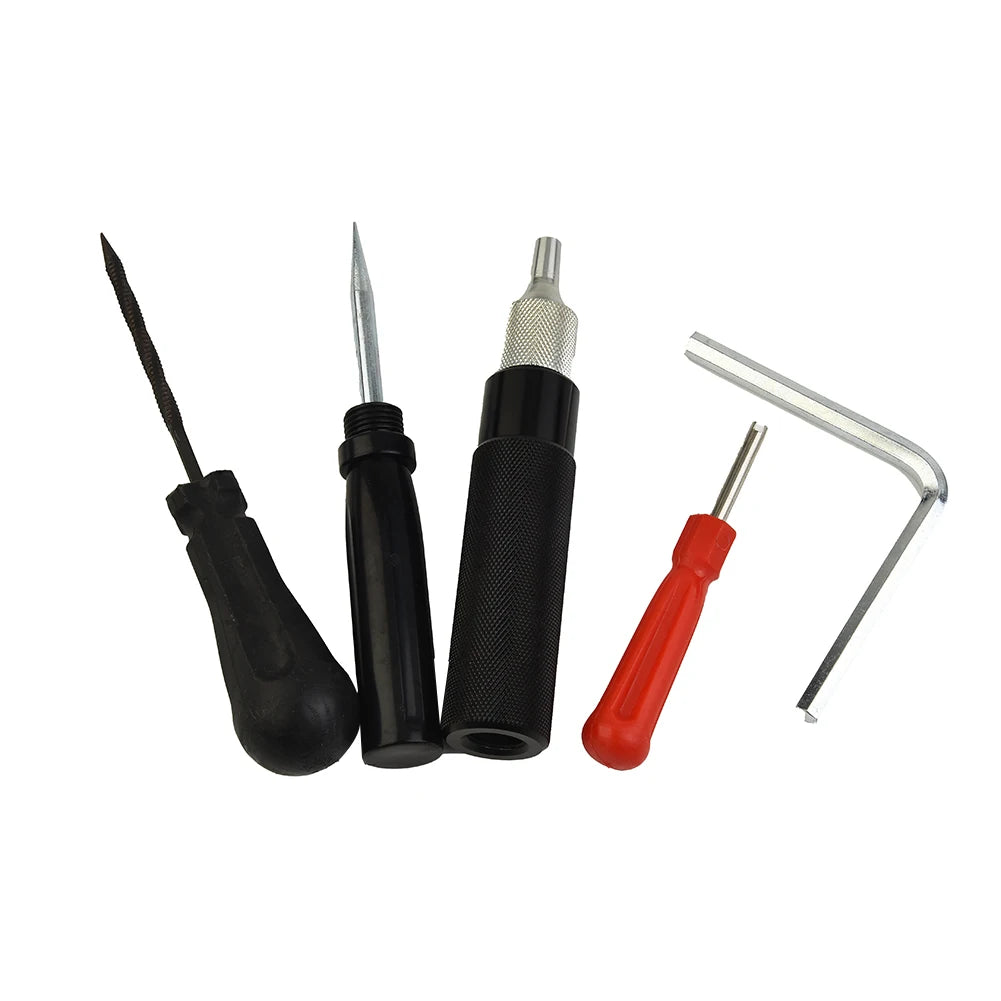 1Set X Car Wheel Tire Repair Tools Kit For Cars Motorcycles ATVs Tractors Lawn Mowers RV Dirt Bikes Trailers Trucks