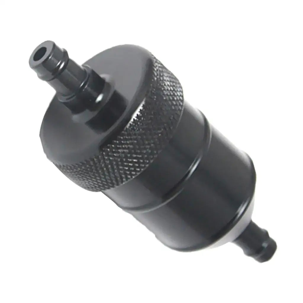 8mm 5/16'' Universal Chrome Aluminum Fuel Filter Car Petrol Inline Filtro de combustible le filtre a carburant