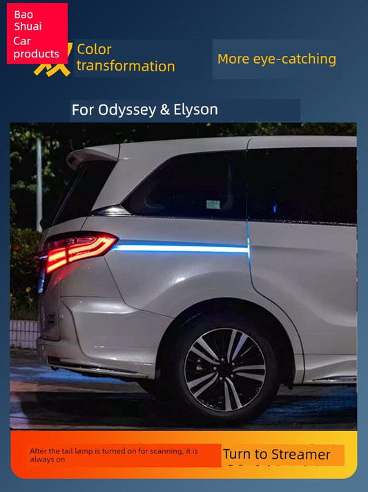 15-24 Honda Odyssey Track Ambience Light 64 Color Elysion Restoration Accessories Car Door Slide Waterfall Light