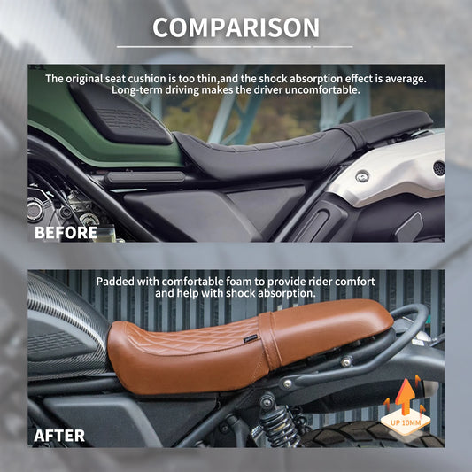 For Honda CL SCL 250 300 500 Seat 2023 2024 Motorcycle Front Driver Rear Pasenger Whole Integrated Seat Sitting Cushion