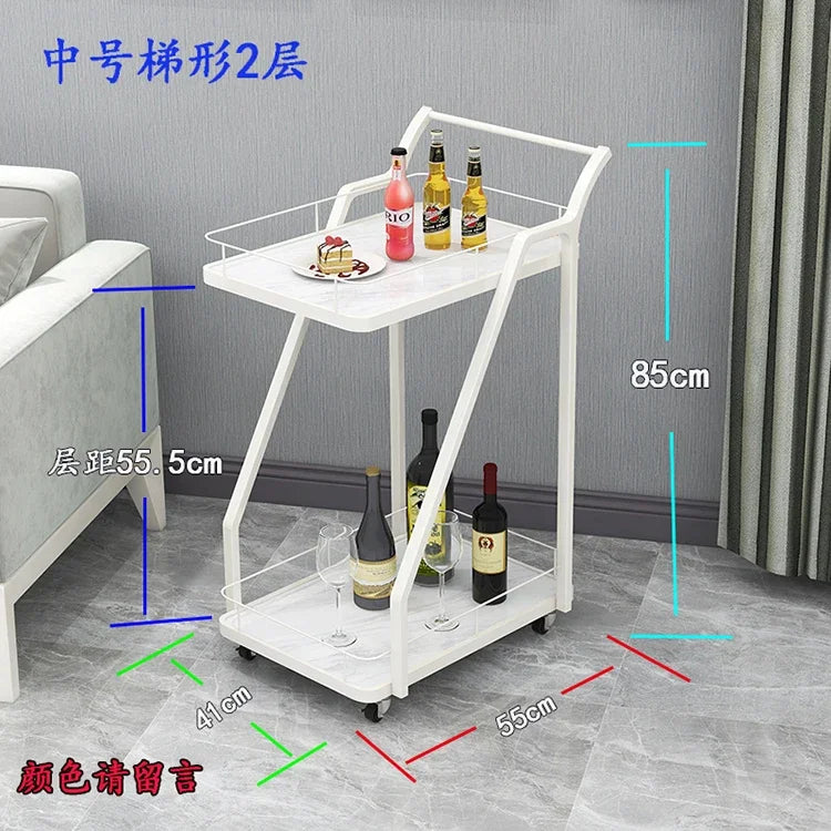 Barber Equipment Trolley Multi-purpose Cart Wheels Cosmetic Helper Hairdressing Salon Auxiliary Carro Belleza Medical Furniture