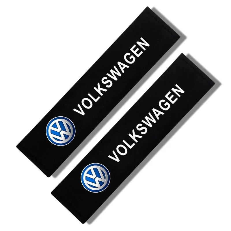 Car Interior Seat Belt Protector Comfortable Breathable Cotton Seat Belt Cover For Volkswagen VW Golf Tiguan POLO TOURAN CADDY