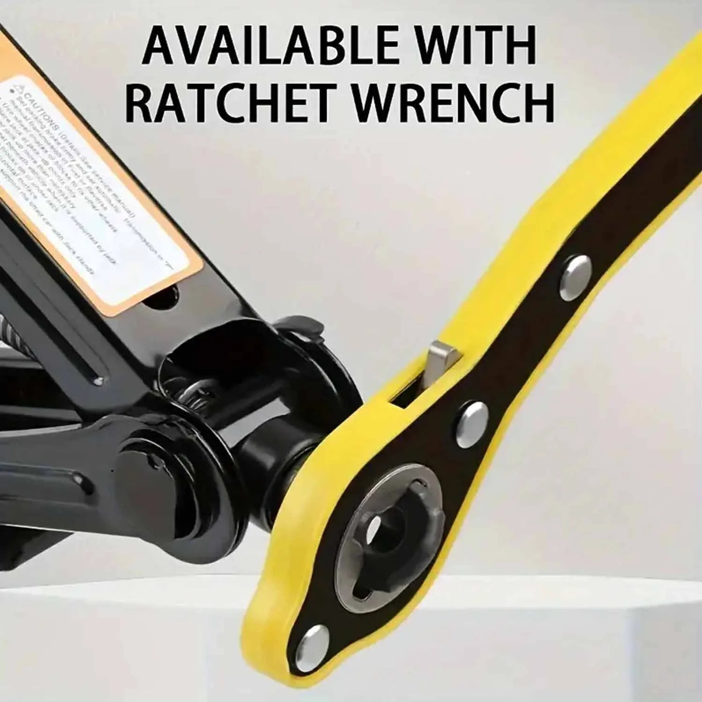 Car Labor-saving Car Jack Garage Tire Wheel Lug Wrench Scissor Handle Labor-Saving Wrench Auto Repair Tool