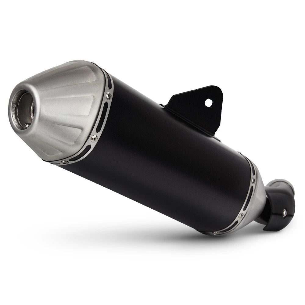 For Yamaha Tenere 700 T700 Escape Moto Slip on Motorcycle Exhaust Tail Pipe with Carbon Cover Muffler Connect Original