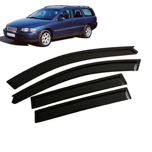 Window Visor for Volvo V70 2000 2001 2002 2003 2004 2005 2006 2007 Wind Deflectors Rain Guards Door Visor Vent Shades Ventvisor
