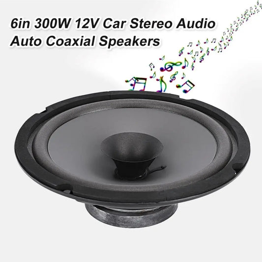6in Car Speaker Mid-bass Modified Auto Audio Music Stereo Speaker Full Range Frequency Subwoofer Loudspeaker Car Audio