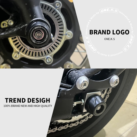 Front Rear Axle Fork Crash Slider For Aprilia RSV4 TUONO V4 RF RR 2009~2023