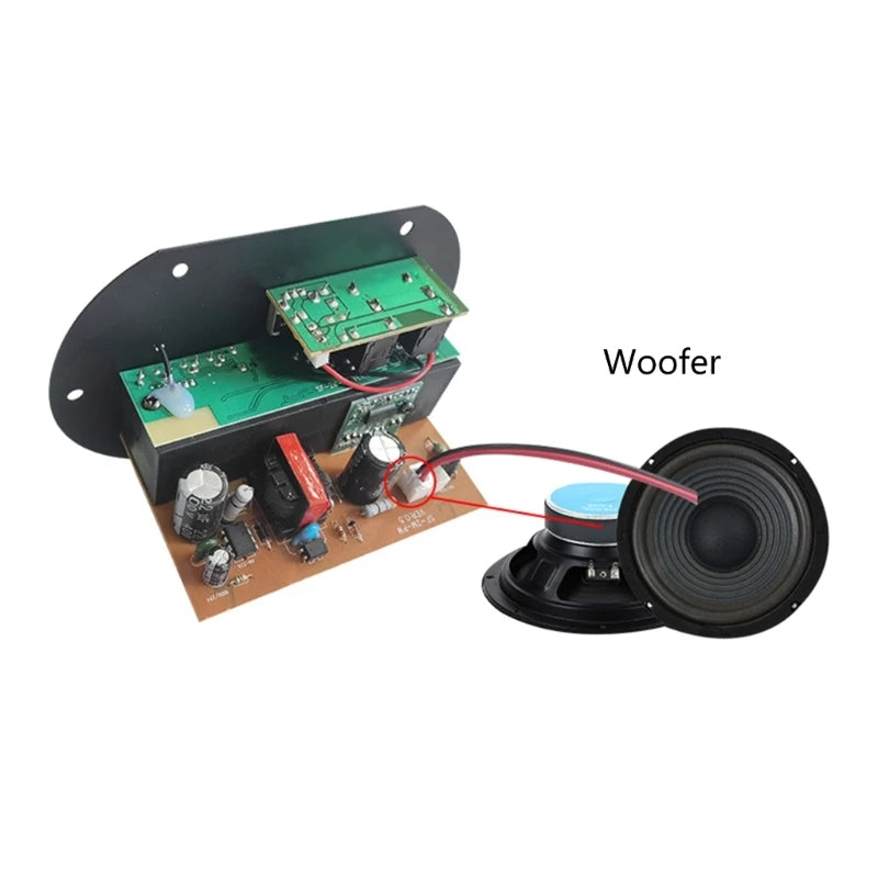 Powerful Car Audios Power Amplifier 12V Amplifier Board Mono Bass Subwoofers Amplifier for Car Truck D7YA