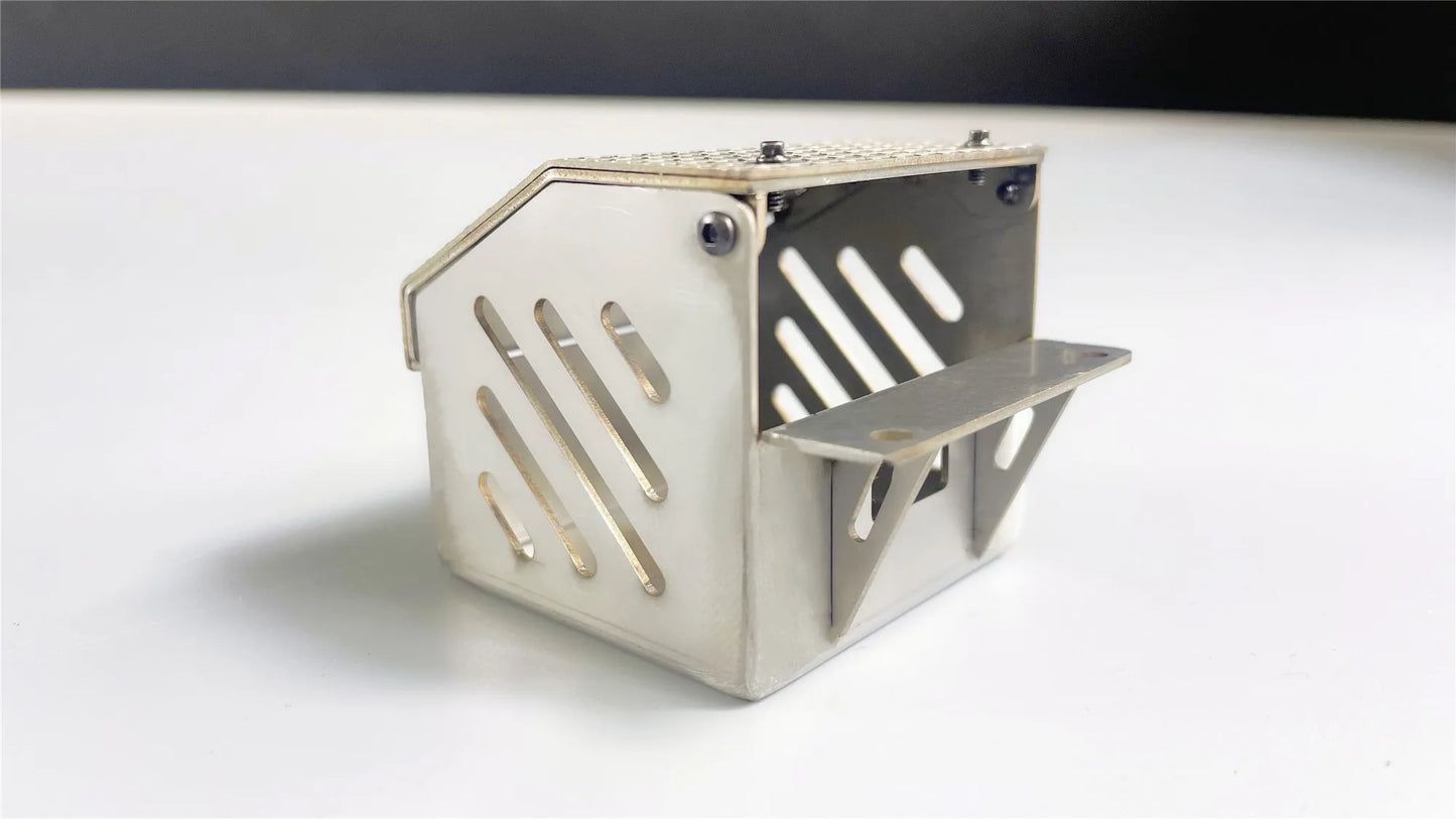 1/14 Drag Head Mud Head Simulation Metal Wiring Toolbox DIY Beam Decoration For Tamiya Lesu For Scania Man Parts