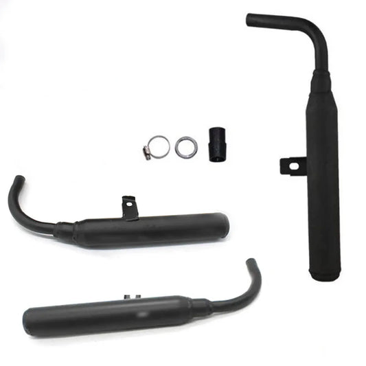 Motocicleta Silenciador Tubo para Crianças, Sistema Silenciador de Escape para Yamaha, PW50, PY50, PW, PY 50, PEEWEE, ATV, Quad,