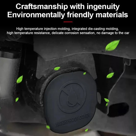 2Pcs Car Chassis Accessories For Ford Ranger T9  2023 2024 Rubber Rear Axle Frame Beam Sealing Sandproof Protective Cover