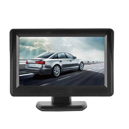 4.3 Inch TFT LCD Car Monitor with 2 Way AV Input HD Digital Color Car Monitor for Rear View Camera Parking Backup Reverse