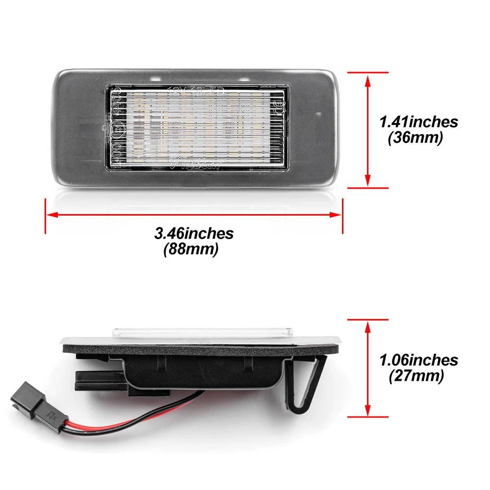 For Opel Vauxhall Astra J Sports Tourer Estate Zafira Tourer C Led License Plate Light Auto Parking Tag Lamp 1224006 13578958