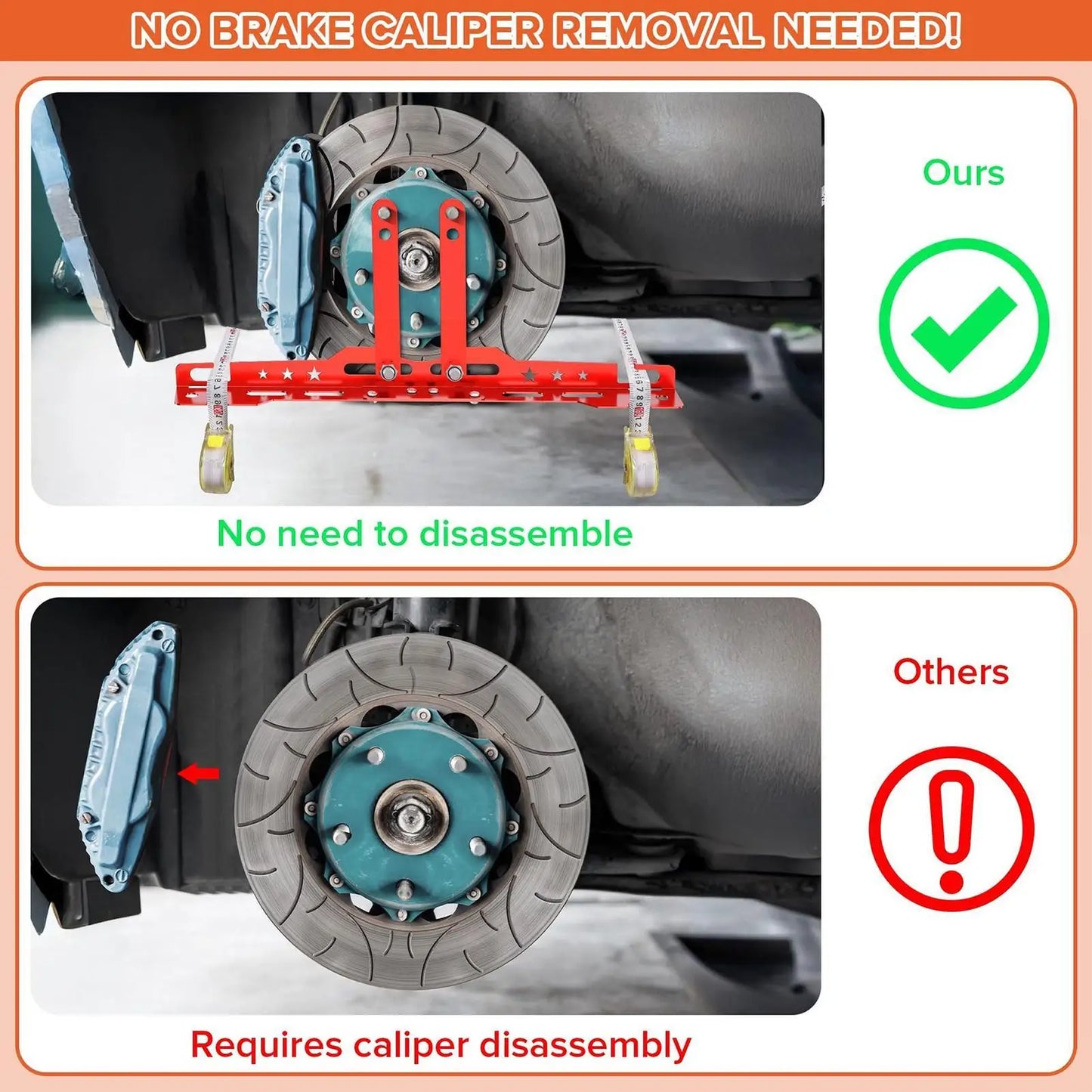 Front End Alignment Tool Heavy Duty Alignment Plates Wheel Accessories & Parts for Garage Truck Commercial Car Workshop Bike
