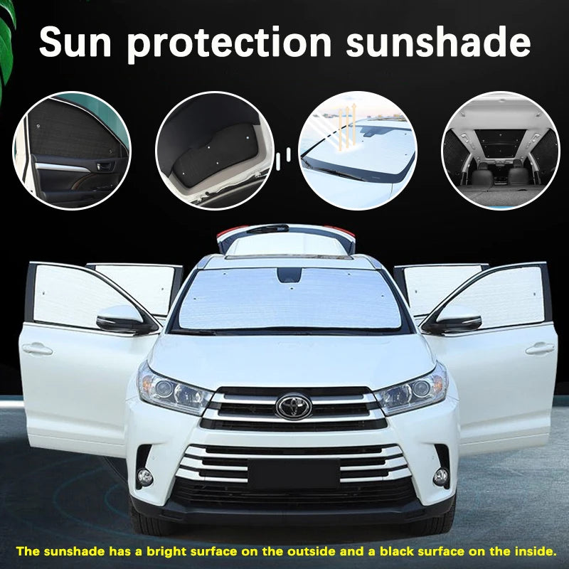 For Ford Transit Custom Tourneo 2012 2013 2014 2015~2022 Car Full Coverage Sunshades Window Sun Visor Surround Visor Accessories