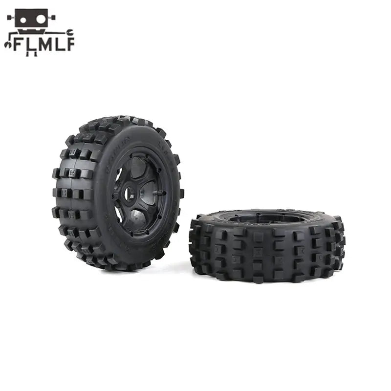 Rc Car Knobby Rear 195X80mm or Front 195X75mm Wheel Tire for 1/5 HPI ROFUN ROVAN KM BAJA 5T 5SC 5FT LOSI DBXL Truck Parts