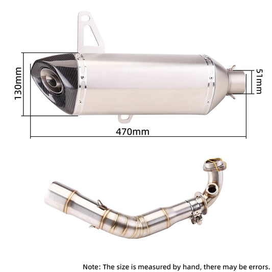 For vespa GTS300 Motorcycle System Escape Slip On Front Tube Link Pipe Connect Original full Motorcycle Exhaust Syst