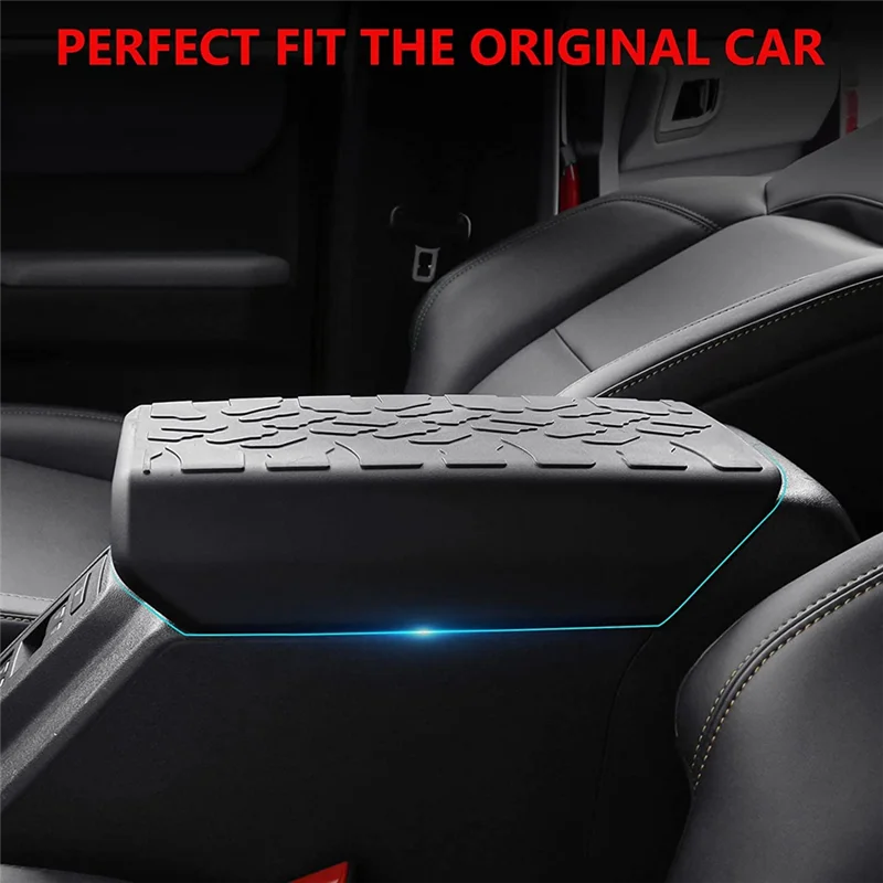 Center Console Armrest Cover for Ford Bronco Accessories 2021 2022 2023 Armrest Box Cover Car Armrest Pad Cover