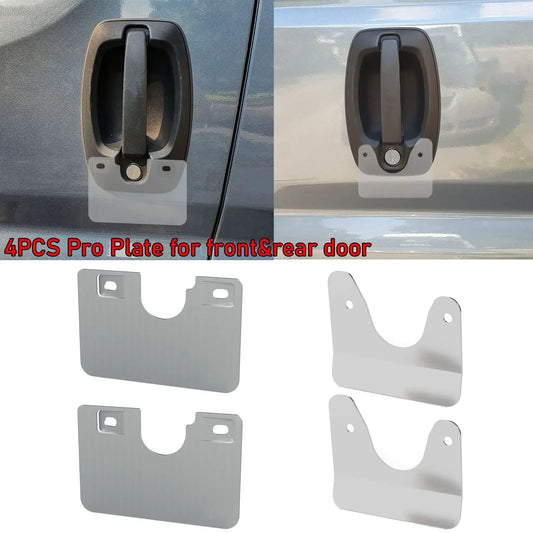 2/4pcs For Citroen Relay / Fiat Ducato / Peugeot Boxer 2006 - Onwards Door Handle Pro Plate Anti-Burglary