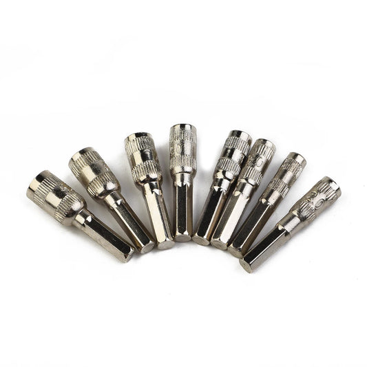 Hand Tools Home Socket Hex Socket Driver Tool H4 8pcs/Set Drill Bit Hex Nut Hex Shank Metric For Car Repairing