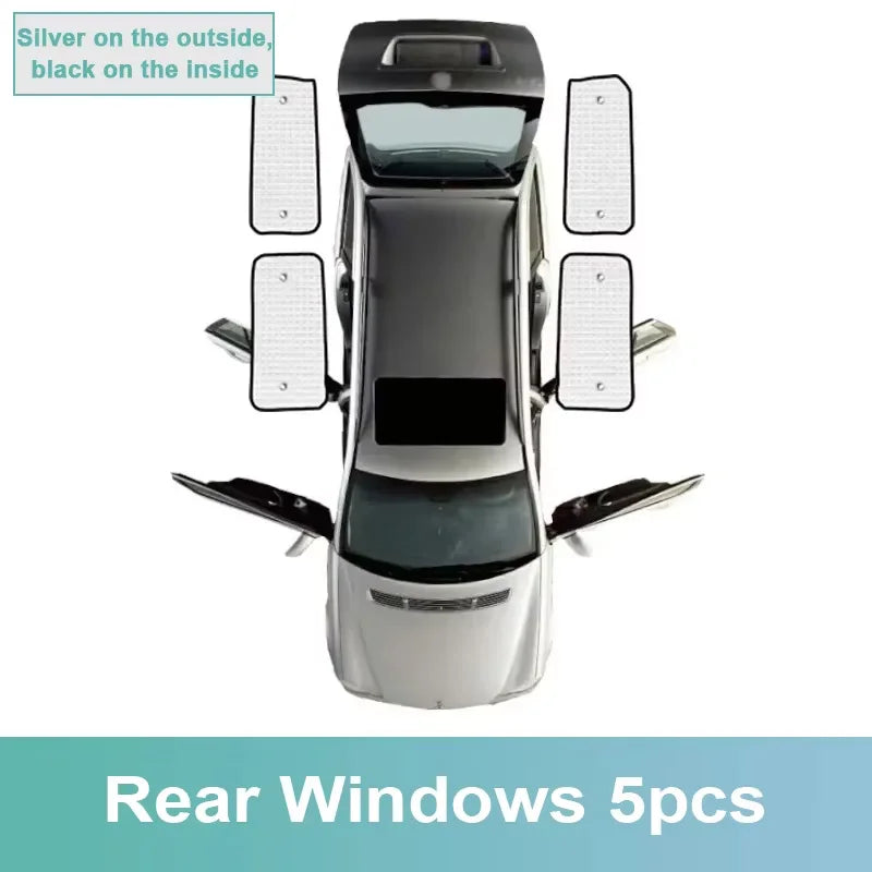 For Ford Transit Custom Tourneo 2012 2013 2014 2015~2022 Car Full Coverage Sunshades Window Sun Visor Surround Visor Accessories