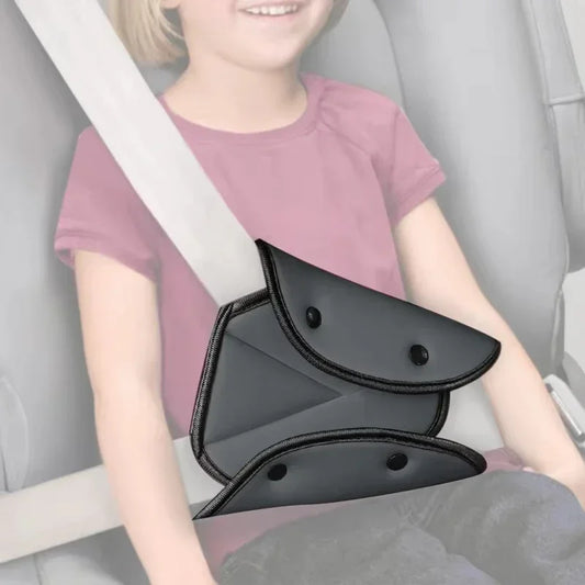 Universal Car Safety Belt Cover Sturdy Adjustable Triangle Safety Seat Belt Pad Clips Baby Child Protection Car Goods