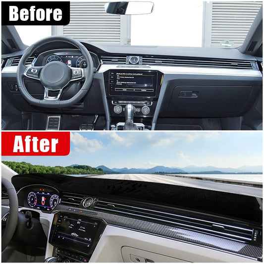 Car Dashboard Cover For Volkswagen VW Arteon 2017 2018 2019 2020 2021 2022 Instrument Desk Sun Shade Non-slip Pad Accessories