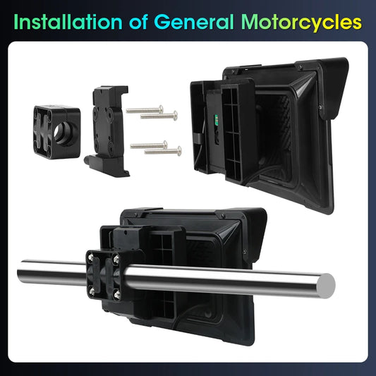 7 inch Portable Digital Motorcycle Dashboard GPS for Motobike Navigation Display Android Auto CarPlay Screen Moto Accessories