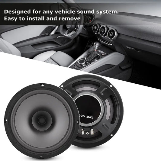 6in Car Speaker Mid-bass Modified Auto Audio Music Stereo Speaker Full Range Frequency Subwoofer Loudspeaker Car Audio