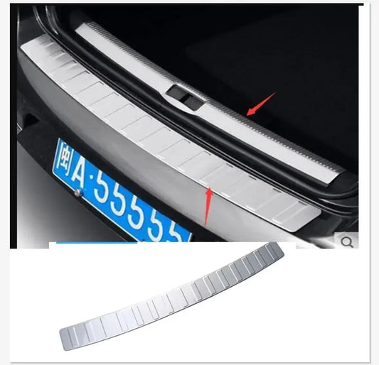 2012-2016 FOR VW for VOLKSWAGEN PASSAT B7 4DR REAR BUMPER PROTECTOR PANEL BOOT COVER SILL PLATE TRUNK TRIM ACCESSORIES