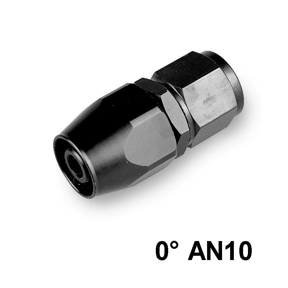 AN4 AN6 AN8 AN10 Car Oil Cooler Kit Aluminum Universal For 0° 45° 90° 180° Braided Oil Fuel Gas Hose Swivel Hose Fitting Adapter