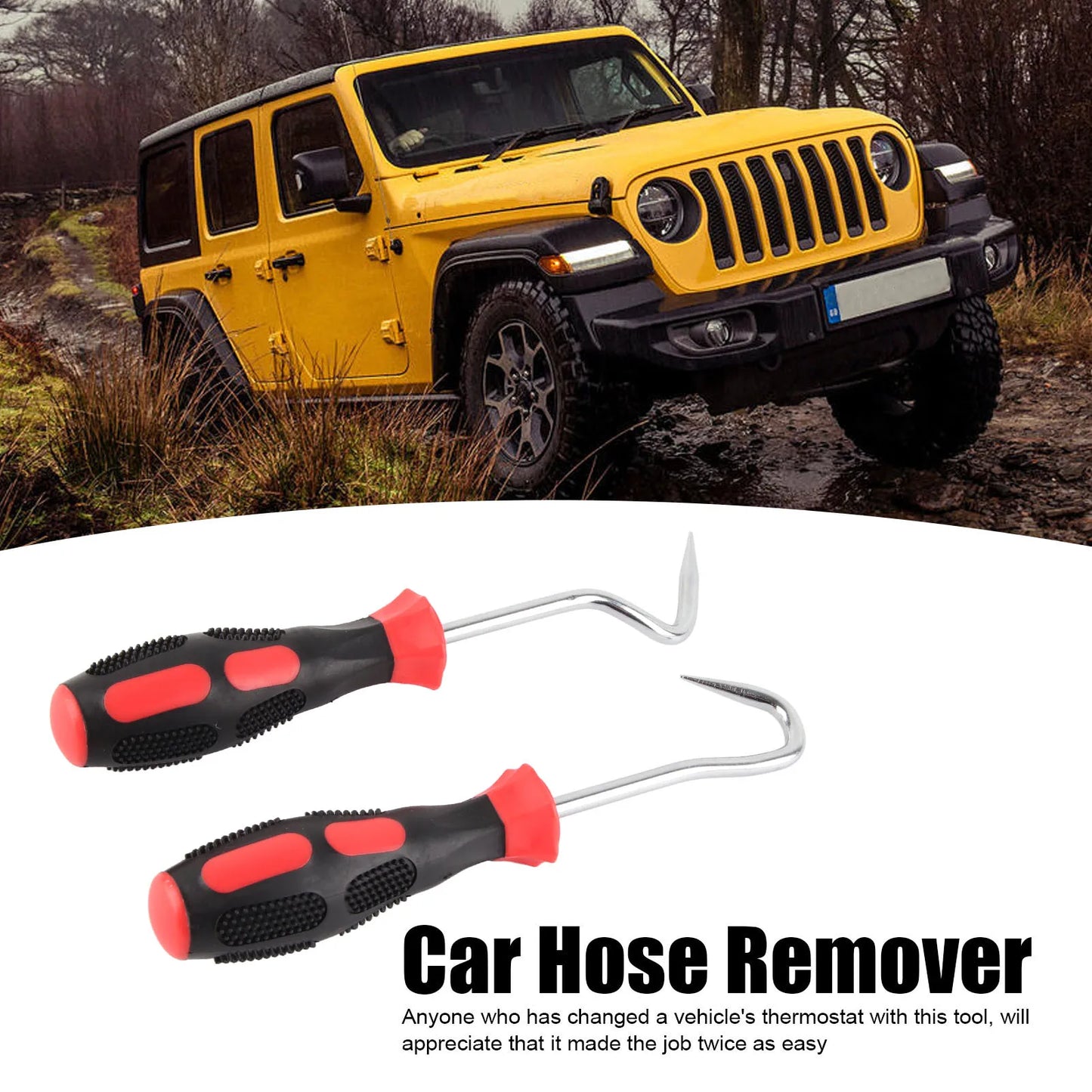 Hose Removal Hook Vehicle Maintenance Tool for Radiator Heater  Line Hose Removal Pick Hose Removal Hook Set