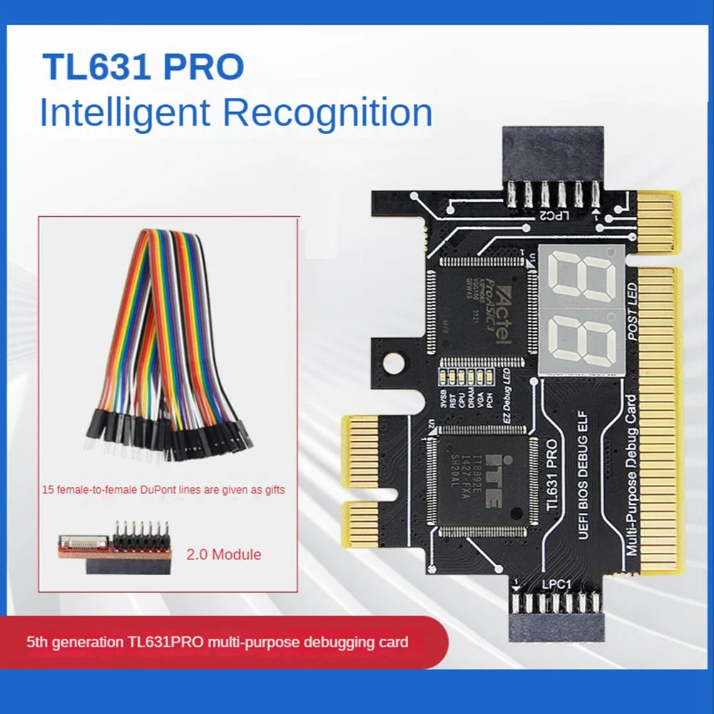 AU32-TL631 PRO Universal Laptop PCI Diagnose Card PC PCI-E Mini LPC Motherboard Diagnostic Analyzer Tester Debug Cards