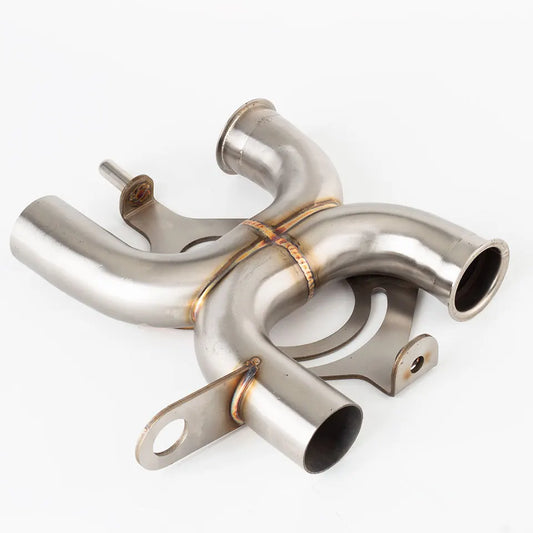 Motorcycle Exhaust  Link Pipe Escape Tube For Triumph Bonneville T120 EFI T100 900 Street Twin  1200 Thruxton R EFI 2016-2020