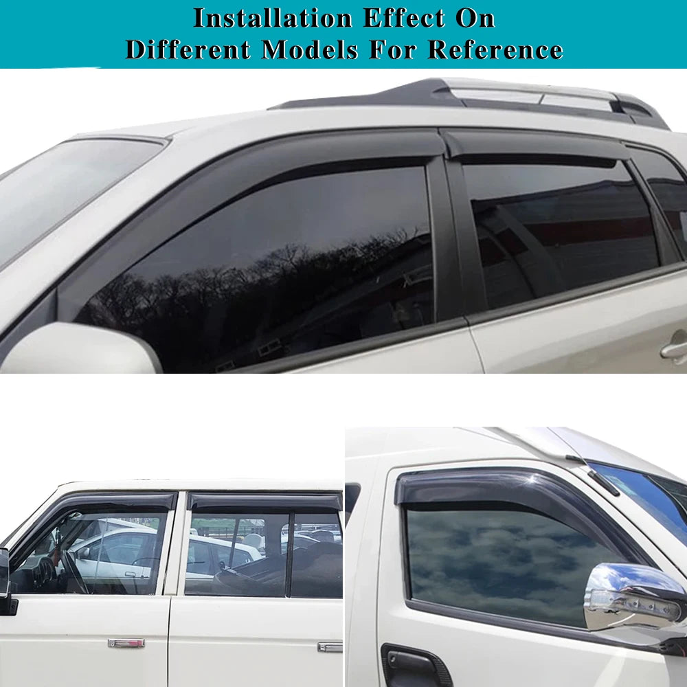 Window Visor for Volvo V70 2000 2001 2002 2003 2004 2005 2006 2007 Wind Deflectors Rain Guards Door Visor Vent Shades Ventvisor