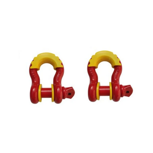 5/8 D Ring Shackle With Protective Cover Fit Universally for Off-Road Truck Offroad Towing Accessories