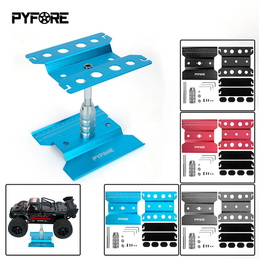 RC Cars Tool Heightening Work Stand Assembly Platform 360 Degree Rotate Repair Station 1/10 1/8 Buggy Crawler Car
