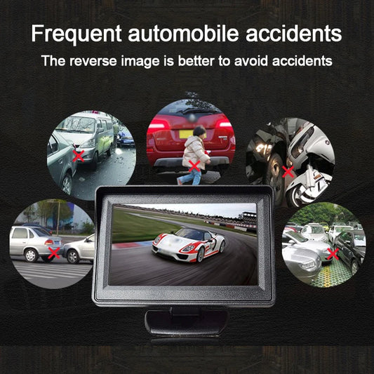 4.3-inch in-vehicle display screen, optional in-vehicle reversing camera, high-definition reversing image system