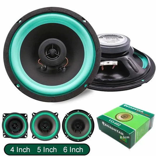4/5/6 Inch Car Speakers 100W/160W Max Universal HiFi Coaxial Subwoofer Car Audio Music Stereo Full Range Frequency Auto Speakers