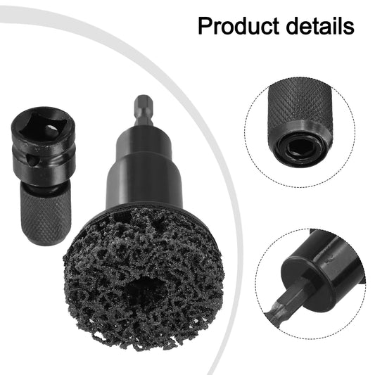 2 Pcs Car Hub Shaft Head Rust Removal Maintenance Brake Disc Rust Removal Tools Aluminum Alloy Metal Car Repair Tools